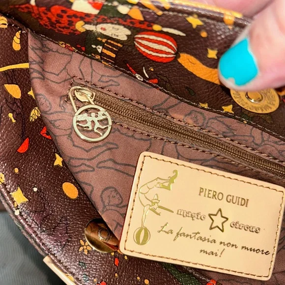 PIERO GUIDI Magic Circus crossbody bag  iconic colorful circus - Picture 5 of 5